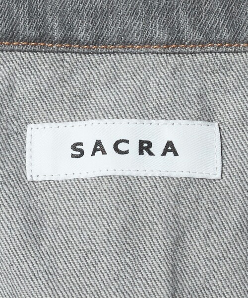 SACRA（サクラ）の「＜SACRA＞ボリュームスリーブ デニムジャケット GRAY（デニムジャケット・レディース・グレー系・38）」の17枚目の写真