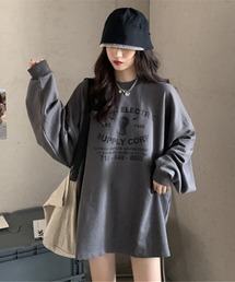 オーバーサイズロング T シャツ