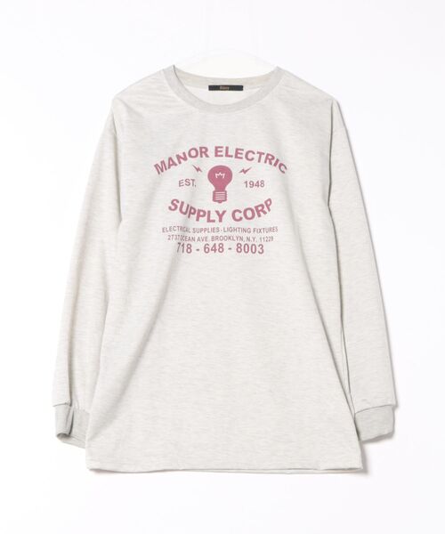 Ritzy(リッツィー)の「オーバーサイズロング T シャツ(Tシャツ/カットソー・レディース・グレー/チャコール・FREE)」の20枚目の写真