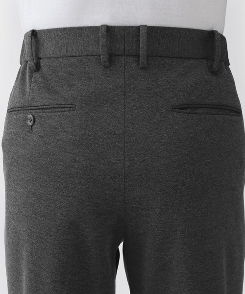 無印良品(ムジルシリョウヒン)の「紳士 ストレッチジャージースリムテーパードパンツ(その他パンツ・メンズ・ブラック/ダークグレー/ダークネイビー・L/M/S/XL)」の12枚目の写真