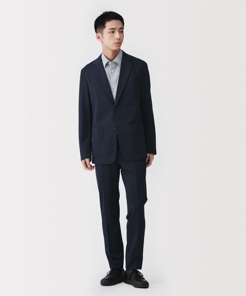 無印良品(ムジルシリョウヒン)の「紳士 ストレッチジャージースリムテーパードパンツ(その他パンツ・メンズ・ブラック/ダークグレー/ダークネイビー・L/M/S/XL)」の17枚目の写真