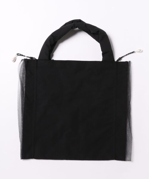 HELOYSE（エロイーズ）の「【HELOYSE/エロイーズ】チュールトートバッグ　candy tulle tote（トートバッグ・レディース・ブラック/ベージュ・FREE）」の3枚目の写真