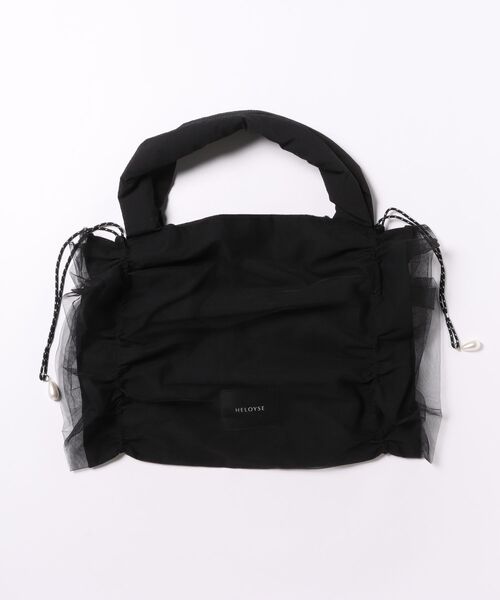 HELOYSE（エロイーズ）の「【HELOYSE/エロイーズ】チュールトートバッグ　candy tulle tote（トートバッグ・レディース・ブラック/ベージュ・FREE）」の4枚目の写真