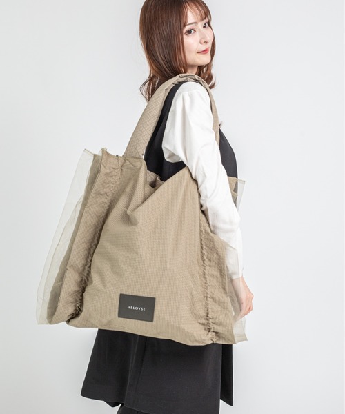 HELOYSE（エロイーズ）の「【HELOYSE/エロイーズ】チュールトートバッグ　candy tulle tote（トートバッグ・レディース・ブラック/ベージュ・FREE）」の20枚目の写真