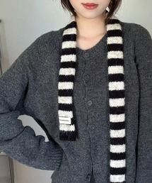 Vipoa | ボーダーロングスキニーマフラー(マフラー)