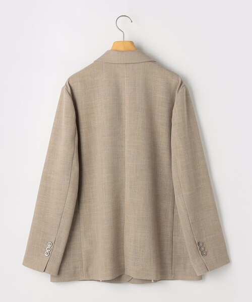 NOLLEY’S Sophi（ノーリーズソフィ）の「ウォッシャブルリネンライクオーバージャケット（テーラードジャケット・レディース・ブラック/ベージュ・38/36）」の20枚目の写真