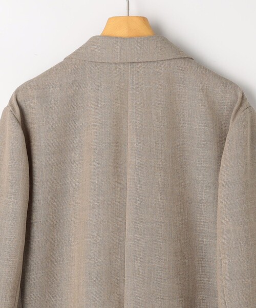 NOLLEY’S Sophi（ノーリーズソフィ）の「ウォッシャブルリネンライクオーバージャケット（テーラードジャケット・レディース・ブラック/ベージュ・38/36）」の22枚目の写真