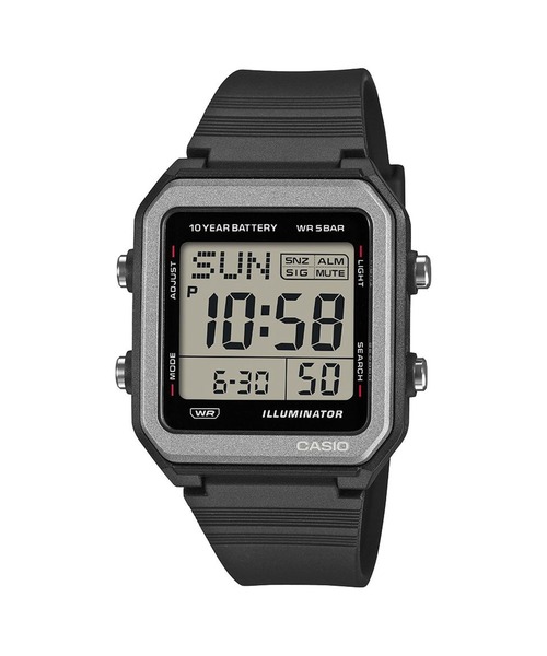 Z04 CASIO 血圧モニター デジタル腕時計 CASIO Collection / W-221H-1AJF（デジタル腕時計）｜CASIO（カシオ