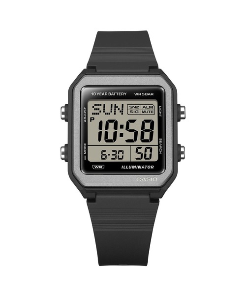 CASIO(カシオ)の「CASIO Collection / W-221H-1AJF(デジタル腕時計・メンズ・ブラック・FREE)」の2枚目の写真