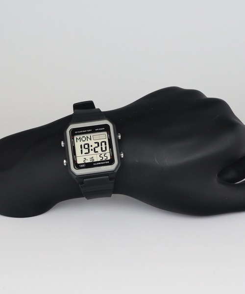 CASIO(カシオ)の「CASIO Collection / W-221H-1AJF(デジタル腕時計・メンズ・ブラック・FREE)」の12枚目の写真