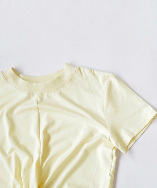antiqua(アンティカ)の「モックネックウェア(Tシャツ/カットソー・レディース・イエロー系その他/ブラック/ホワイト・2/1)」の18枚目の写真