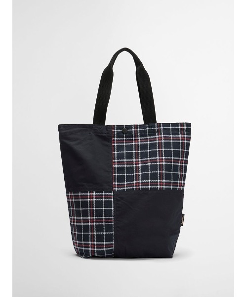 Barbour(バブアー)の「【TRANSPORT / トランスポート】パッチワーク トートバッグ(トートバッグ・メンズ・ネイビー/グリーン・ONE SIZE)」の2枚目の写真