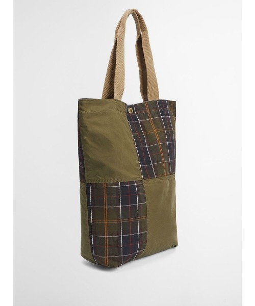 Barbour(バブアー)の「【TRANSPORT / トランスポート】パッチワーク トートバッグ(トートバッグ・メンズ・ネイビー/グリーン・ONE SIZE)」の6枚目の写真