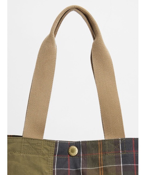 Barbour(バブアー)の「【TRANSPORT / トランスポート】パッチワーク トートバッグ(トートバッグ・メンズ・ネイビー/グリーン・ONE SIZE)」の7枚目の写真