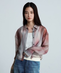 JEANASIS | 【選べる着丈】セミグロスシアーシャツ/647671(シャツ/ブラウス)