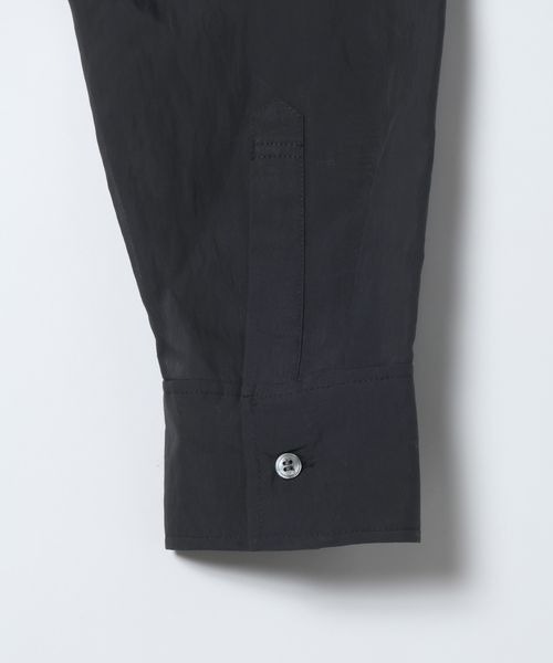 JEANASIS（ジーナシス）の「【選べる着丈】セミグロスシアーシャツ/647671（シャツ/ブラウス・レディース・ブラック/ブラウン系その他/ホワイト/ライム・MEDIUM/LARGE）」の9枚目の写真