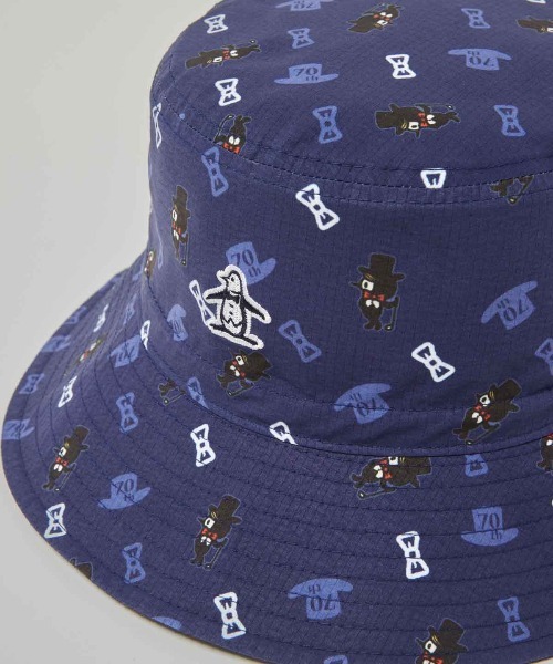 MUNSINGWEAR(マンシングウェア)の「【70周年記念】TAROUT 70周年限定総柄プリントリバーシブルバケットハット(ハット・メンズ・ネイビー/ホワイト・M/L)」の13枚目の写真