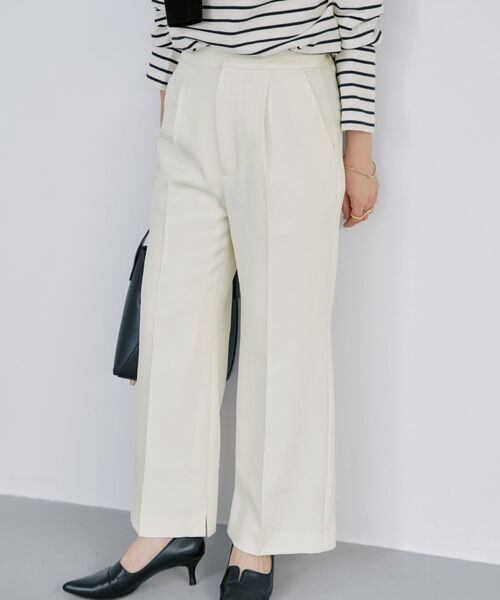 サイドスリットフレアパンツ 【低身長・小柄女性】（その他パンツ