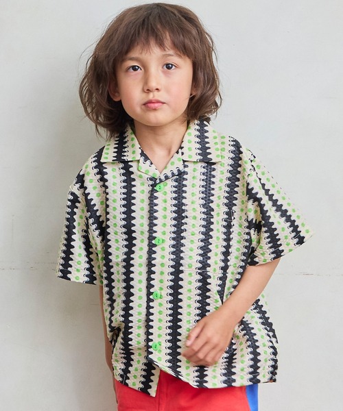 Embroidery Patchwork Shirts（KIDS）（シャツ/ブラウス）｜TODAYFUL