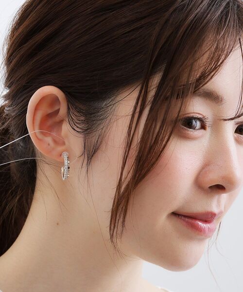 grove(グローブ)の「キラキラフープピアス(ピアス(両耳用)・レディース・ゴールド/シルバー・00)」の7枚目の写真