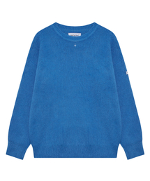 NEUFETBLEU（ヌフエブル）の「NEB mohair knit sweater (ocean blue)（ニット/セーター）」