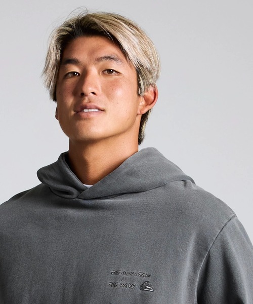 Quiksilver(クイックシルバー)の「QUIKSILVER メンズ/ユニセックス PG HAND DRAWN PK パーカー 【2026年春夏モデル】/クイックシルバーバックプリントプルオーバーパーカー・フーディー(セットアップ対応可)(パーカー・メンズ・ブラック/ベージュ・LARGE/MEDIUM/X-LARGE)」の7枚目の写真