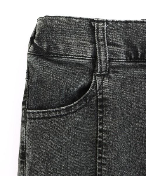 ANAP GｉRL（アナップガール）の「サイドリボン フレアパンツ（別売りセットアップ）（キッズお揃い）（デニムパンツ・キッズ・ブラック/ブルー・M/S/XS）」の18枚目の写真