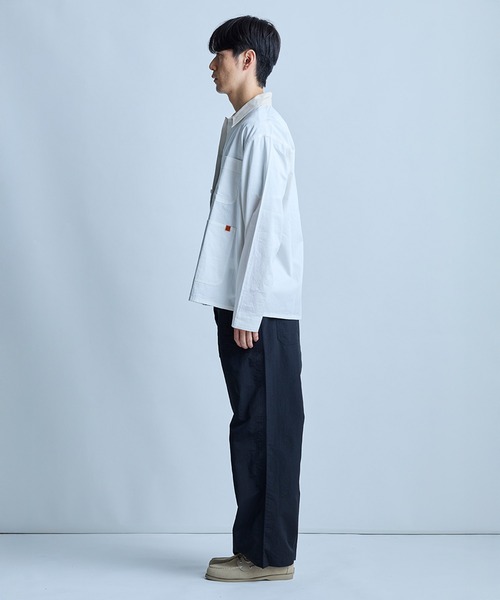 UNION STATION（ユニオンステーション）の「【UNIVERSAL OVERALL】別注カバーオール（ブルゾン・メンズ・ホワイト/ブルー・M/L）」の12枚目の写真