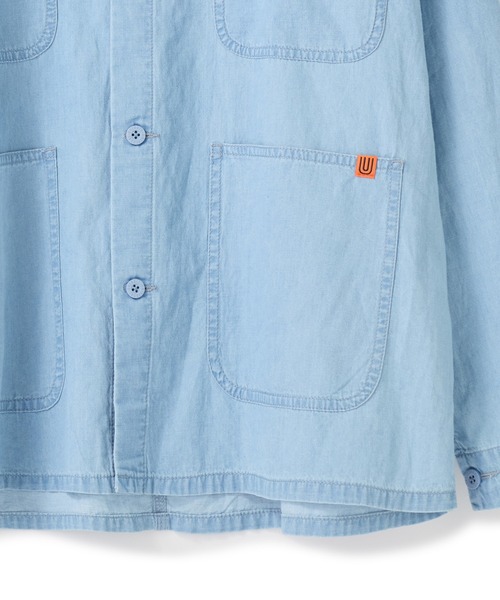 UNION STATION（ユニオンステーション）の「【UNIVERSAL OVERALL】別注カバーオール（ブルゾン・メンズ・ホワイト/ブルー・M/L）」の16枚目の写真