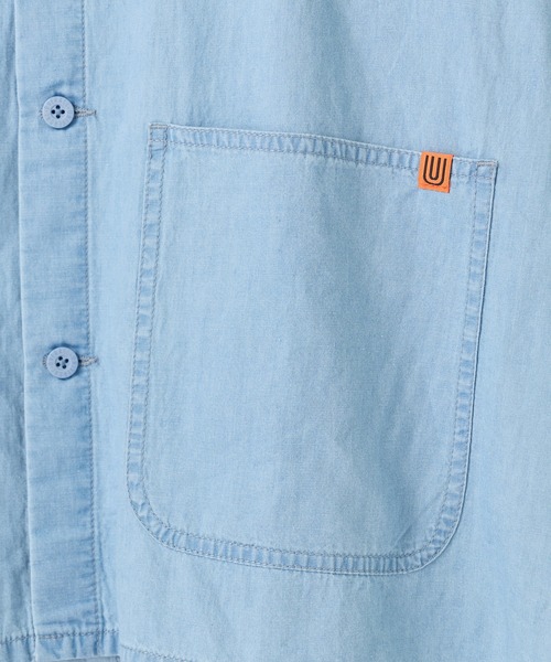 UNION STATION（ユニオンステーション）の「【UNIVERSAL OVERALL】別注カバーオール（ブルゾン・メンズ・ホワイト/ブルー・M/L）」の17枚目の写真