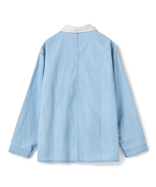 UNION STATION（ユニオンステーション）の「【UNIVERSAL OVERALL】別注カバーオール（ブルゾン・メンズ・ホワイト/ブルー・M/L）」の19枚目の写真