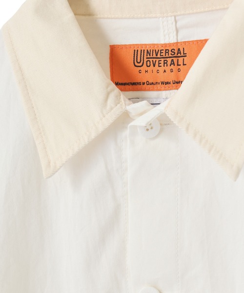 UNION STATION（ユニオンステーション）の「【UNIVERSAL OVERALL】別注カバーオール（ブルゾン・メンズ・ホワイト/ブルー・M/L）」の14枚目の写真