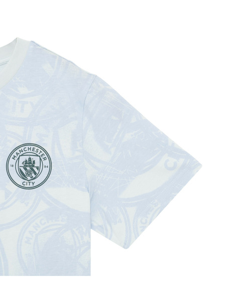 PUMA(プーマ)の「PUMA プーマ メンズ マンチェスターシティ フットボールカルチャー AOP 半袖(Tシャツ/カットソー・メンズ・ブラック/ブルー系その他・LARGE/MEDIUM/X-SMALL/X-LARGE/SMALL)」の7枚目の写真