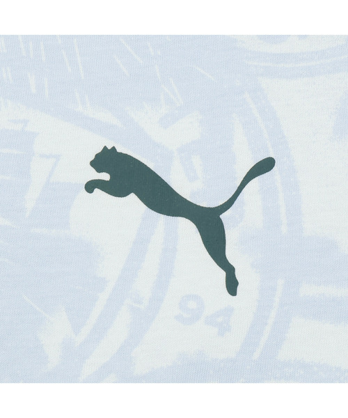 PUMA(プーマ)の「PUMA プーマ メンズ マンチェスターシティ フットボールカルチャー AOP 半袖(Tシャツ/カットソー・メンズ・ブラック/ブルー系その他・LARGE/MEDIUM/X-SMALL/X-LARGE/SMALL)」の8枚目の写真