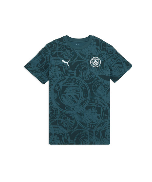 PUMA(プーマ)の「PUMA プーマ メンズ マンチェスターシティ フットボールカルチャー AOP 半袖(Tシャツ/カットソー・メンズ・ブラック/ブルー系その他・LARGE/MEDIUM/X-SMALL/X-LARGE/SMALL)」の13枚目の写真