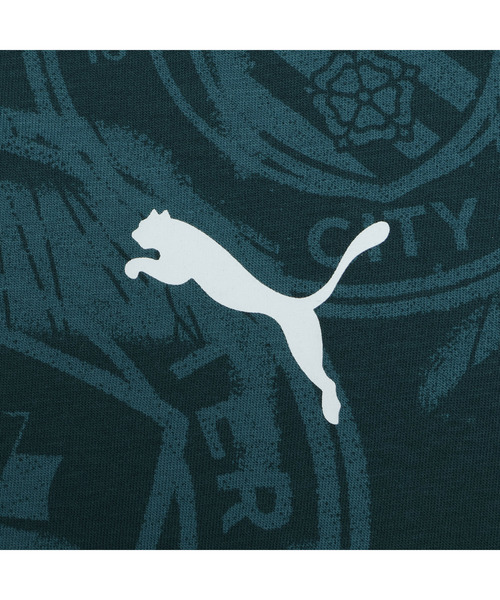 PUMA(プーマ)の「PUMA プーマ メンズ マンチェスターシティ フットボールカルチャー AOP 半袖(Tシャツ/カットソー・メンズ・ブラック/ブルー系その他・LARGE/MEDIUM/X-SMALL/X-LARGE/SMALL)」の16枚目の写真