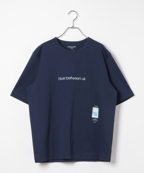GLOBAL WORK(グローバルワーク)の「リッチクリーンTシャツ/半袖プリント/636394(Tシャツ/カットソー・メンズ・ホワイト系5/チャコールグレー/グレー系9/ホワイト系2/グレイッシュベージュ/ホワイト系4/ホワイト系6/グリーン/ホワイト系7/ネイビー/ダークブルー/グレー系その他3/ボルドー・SMALL/MEDIUM/LARGE/X-LARGE)」の11枚目の写真