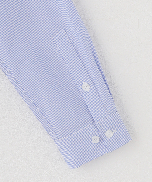 PULP/417EDIFICE(パルプフォーワンセブンエディフィス)の「P.A.M. / パークスアンドミニ ALIEN KISS GINGHAM SHIRT(シャツ/ブラウス・レディース・ブルー系その他・SMALL)」の3枚目の写真