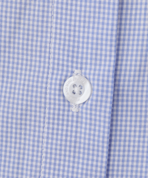 PULP/417EDIFICE(パルプフォーワンセブンエディフィス)の「P.A.M. / パークスアンドミニ ALIEN KISS GINGHAM SHIRT(シャツ/ブラウス・レディース・ブルー系その他・SMALL)」の4枚目の写真