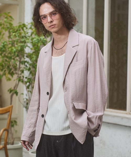 CLEL】Double Tech Fade Tailored Jacket/ダブルテックフェード