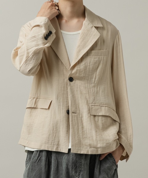 Sheer tailored jacket/シアーテーラードジャケット（テーラード