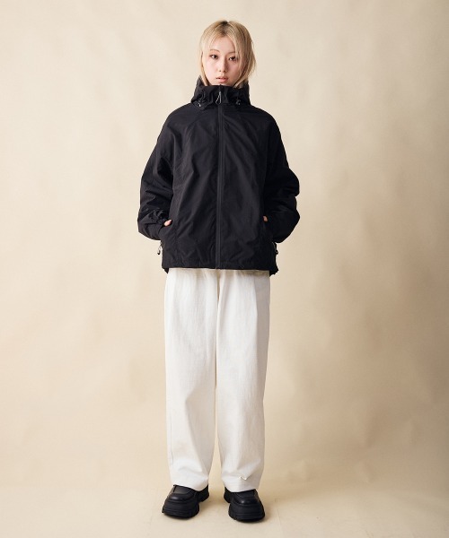 rehacer(レアセル)の「rehacer : Cloud Shell Jacket / クラウド シェル ジャケット(マウンテンパーカー・メンズ・ブラック/グレー・X-LARGE/MEDIUM/SMALL)」の18枚目の写真