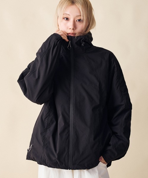 rehacer(レアセル)の「rehacer : Cloud Shell Jacket / クラウド シェル ジャケット(マウンテンパーカー・メンズ・ブラック/グレー・X-LARGE/MEDIUM/SMALL)」の12枚目の写真