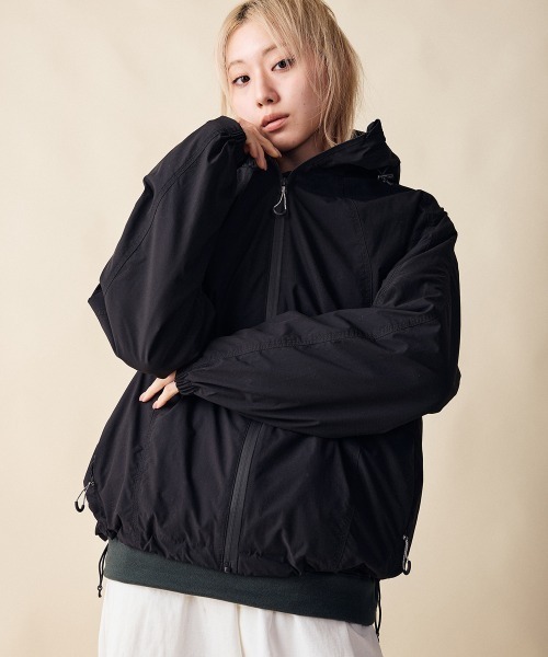 rehacer(レアセル)の「rehacer : Cloud Shell Jacket / クラウド シェル ジャケット(マウンテンパーカー・メンズ・ブラック/グレー・X-LARGE/MEDIUM/SMALL)」の20枚目の写真