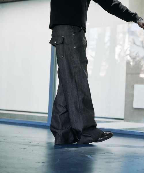 セール】14oz Selvege Wide Straight Denim / 14オンスセルビッジ 