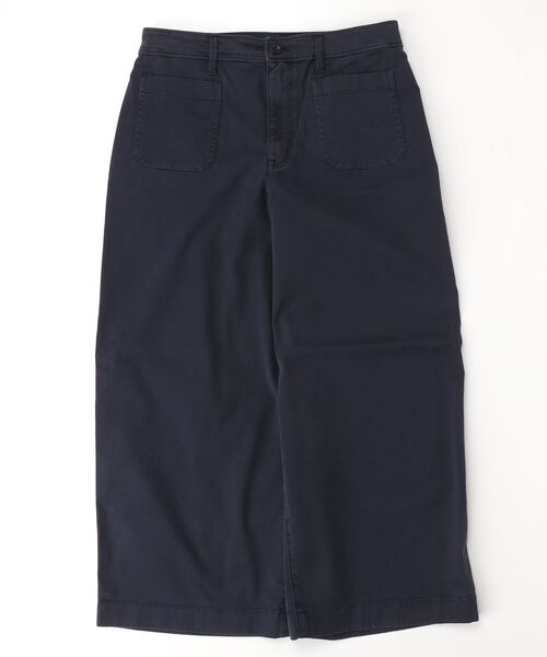 LAUREN RALPH LAUREN(ローレン ラルフ ローレン)の「ストレッチ チノ ワイドレッグ クロップド パンツ(チノパンツ・レディース・ネイビー系1・6/8/2/0)」の4枚目の写真