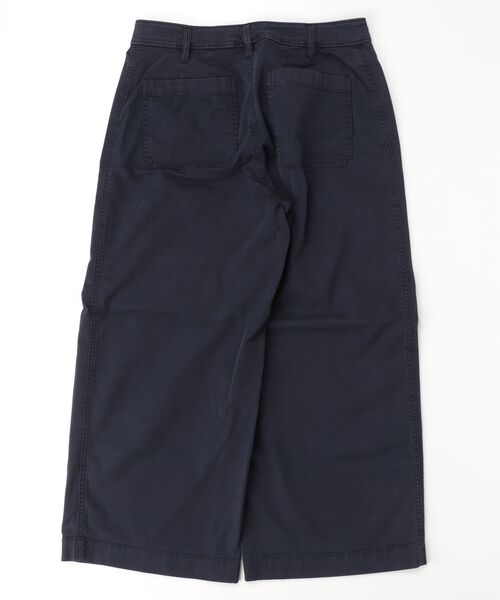 LAUREN RALPH LAUREN(ローレン ラルフ ローレン)の「ストレッチ チノ ワイドレッグ クロップド パンツ(チノパンツ・レディース・ネイビー系1・6/8/2/0)」の7枚目の写真