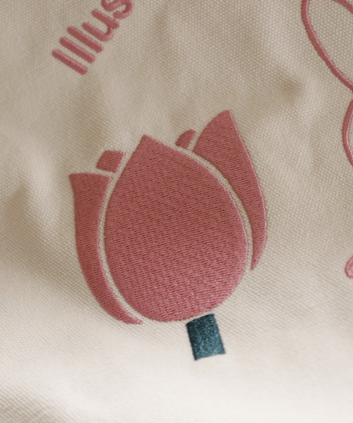 Miffy( ミッフィー)の「miffy ミッフィー トートバッグ 刺繍(トートバッグ・レディース・ホワイト系1/ホワイト系2・FREE)」の5枚目の写真