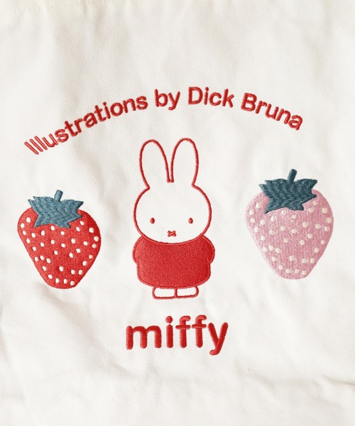 Miffy( ミッフィー)の「miffy ミッフィー トートバッグ 刺繍(トートバッグ・レディース・ホワイト系1/ホワイト系2・FREE)」の9枚目の写真