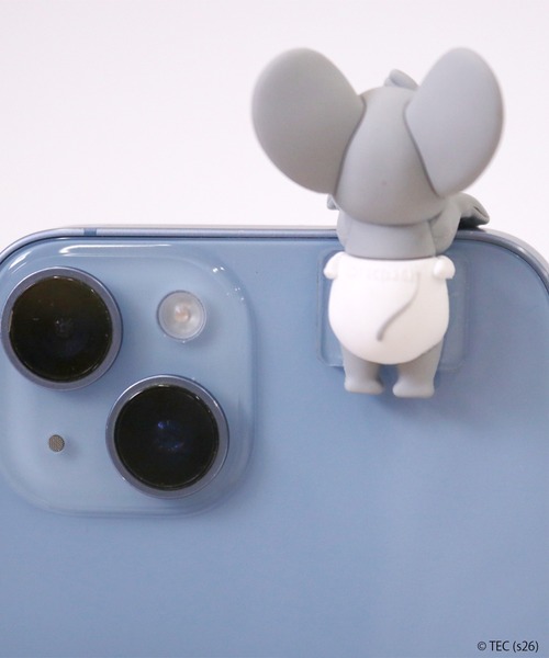Tom&Jerry(トムアンドジェリー)の「【公式】トムとジェリー ひょっとも(スマホグッズ・レディース・ライトグレー/ブラウン・FREE)」の5枚目の写真